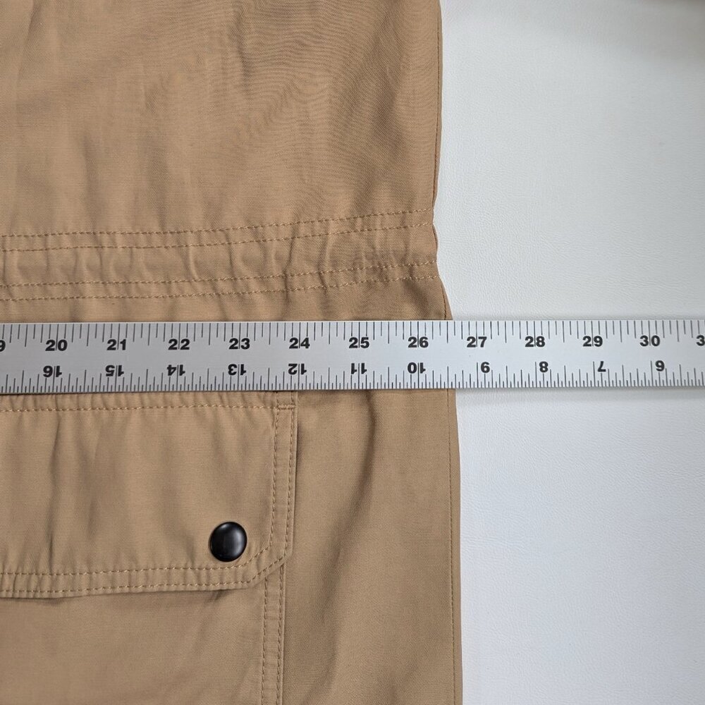 Gap Women's Long Parka Size 2X Beige Oversize Style Coat Jacket - Picture 9 of 15